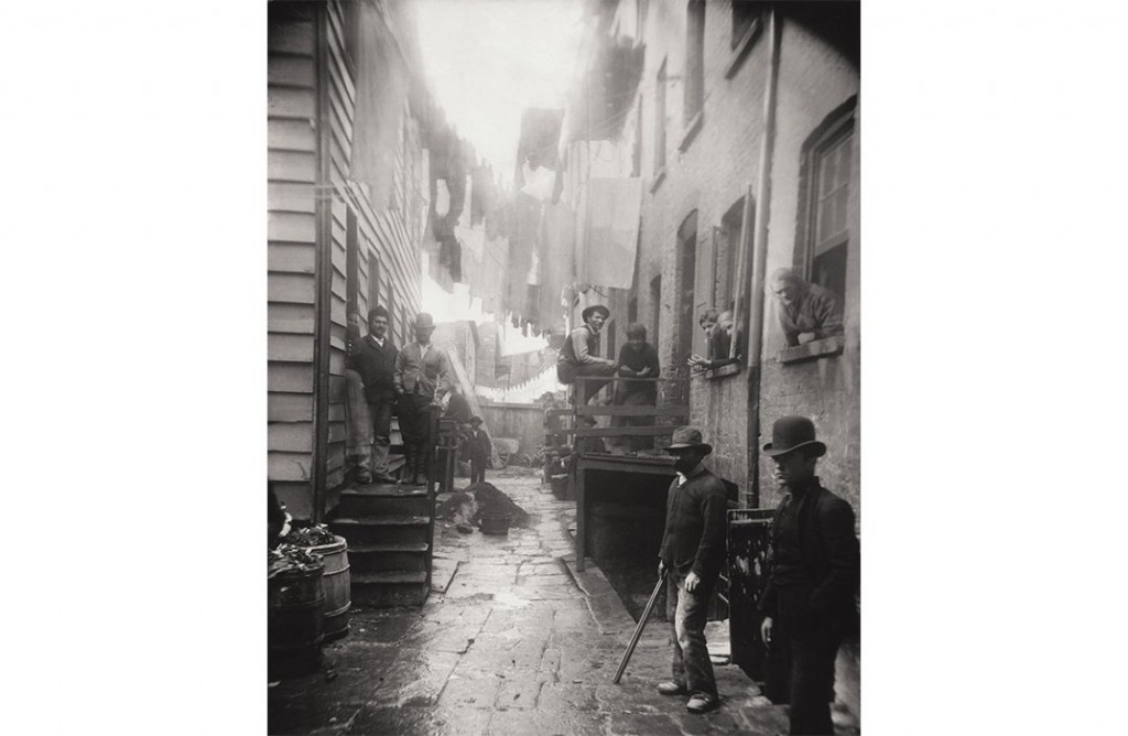 Bandit's Roost, Mulberry Street, 1888. (Jacob A. Riis, Museum of the City of New York)