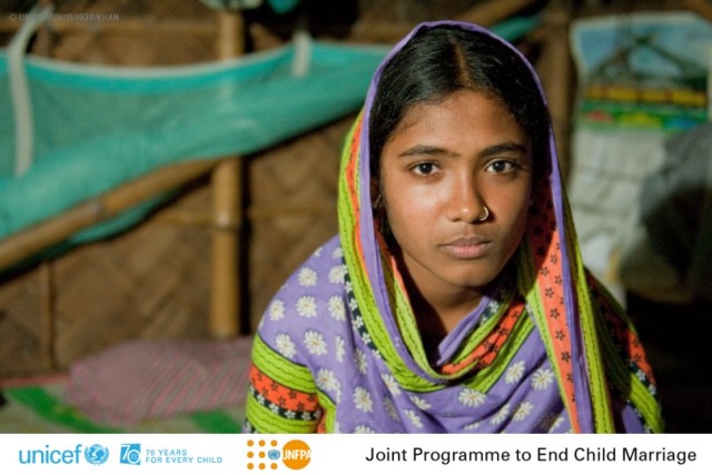 Παγκόσμιο Πρόγραμμα UNFPA-UNICEF για Επιτάχυνση της Δράσης για τον Τερματισμό των Γάμων Παιδιών