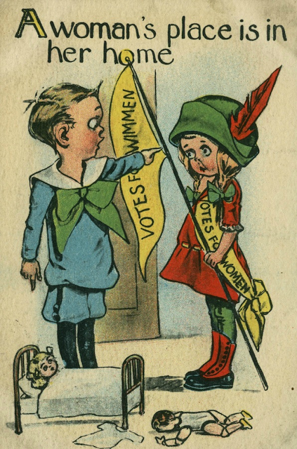 vintage woman suffragette poster (1)