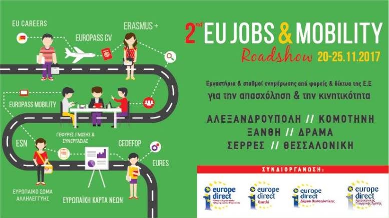 2ο European Job & Mobility Roadshow 20-25 Νοεμβρίου 2017