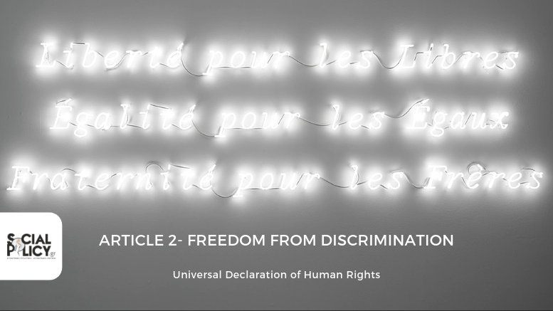 Αδελφοσύνη-Ισότητα-Ελευθερία_Freedom from Discrimination