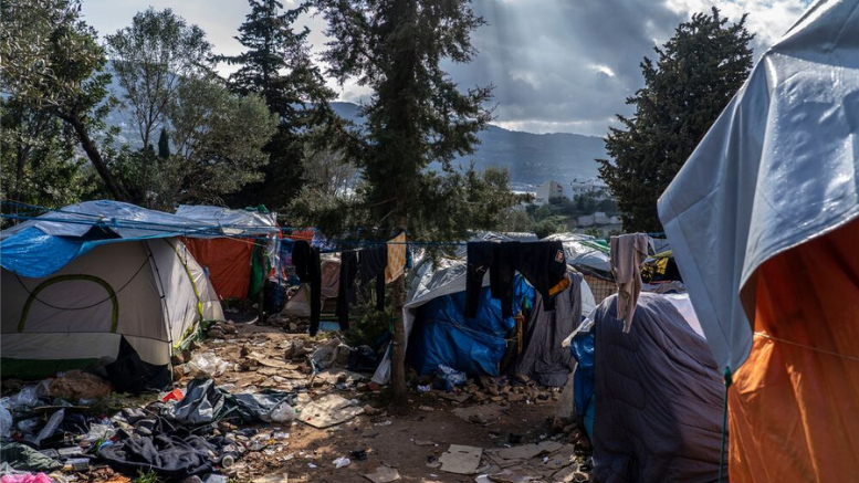 Ο προσφυγικός καταυλισμός στο Βαθύ της Σάμου (Credits: Anna Pantelia / MSF)