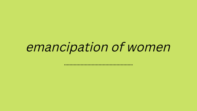 emancipation-of-women